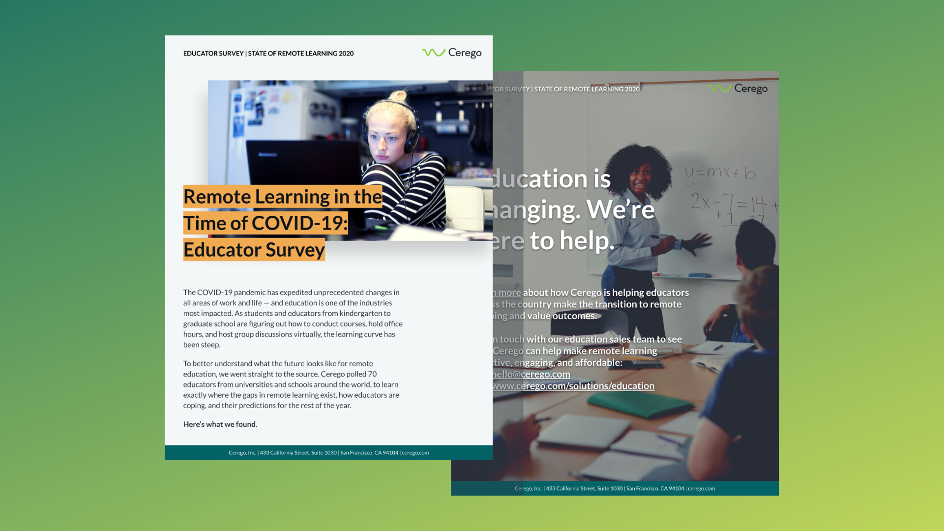Remote learning report